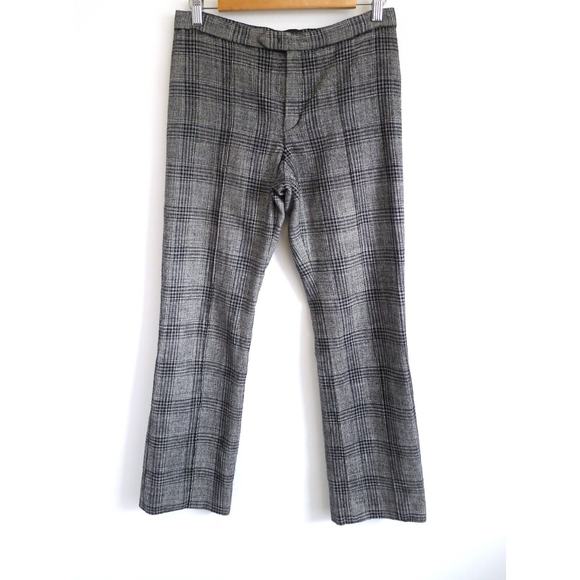 ISABEL MARANT Derys Wool Blend Tweed Straight Leg Pant Trouser SSENSE 36 4 $625 - Picture 3 of 12